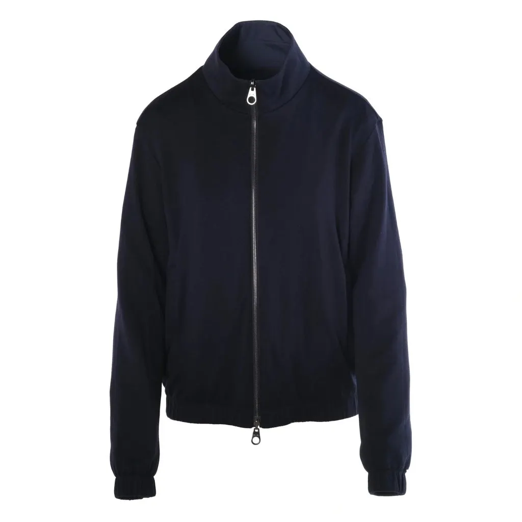 Loro Piana Windmate® Storm System® Reversible Blue Navy Cashmere Bomber Jacket – ’20s