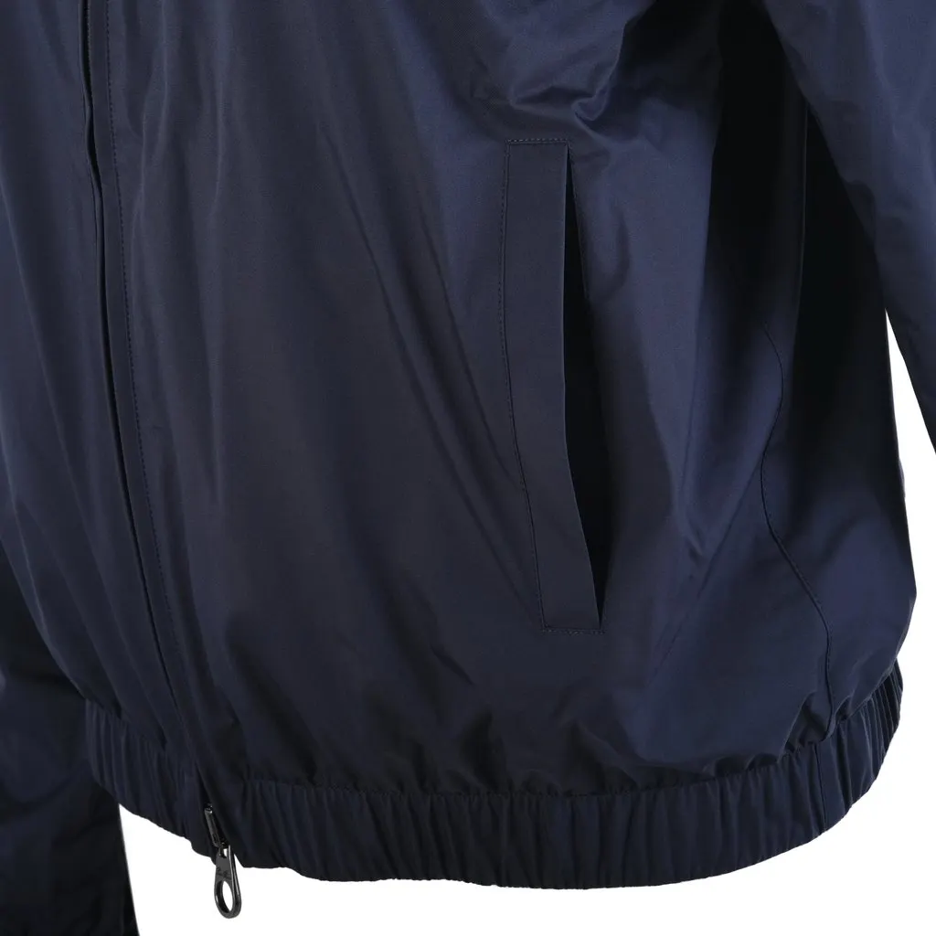 Loro Piana Windmate® Storm System® Reversible Blue Navy Cashmere Bomber Jacket – ’20s Navy Wool Good - Box View