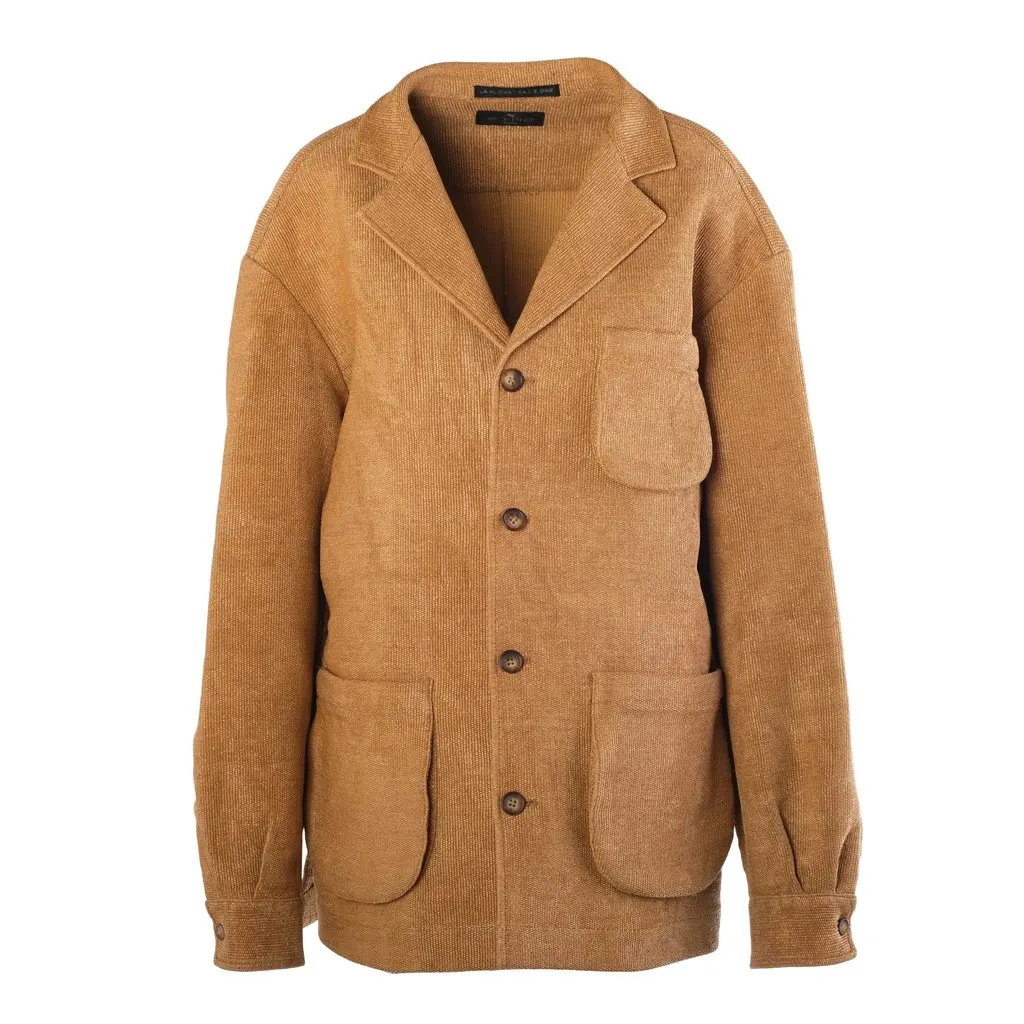 Etro La Nuova Tradizione Textured Safari Jacket - ’90s Red Good - Front View