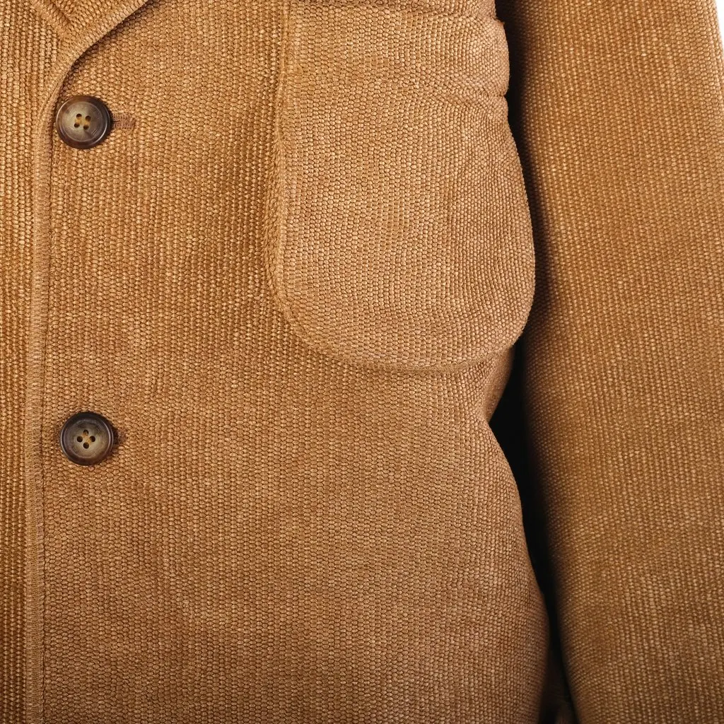 Etro La Nuova Tradizione Textured Safari Jacket - ’90s Red Good - Model View
