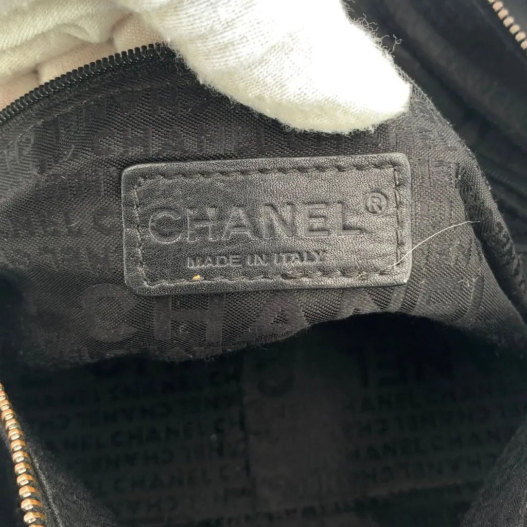 Chanel Handbag Boston Black Leather Good - Box View
