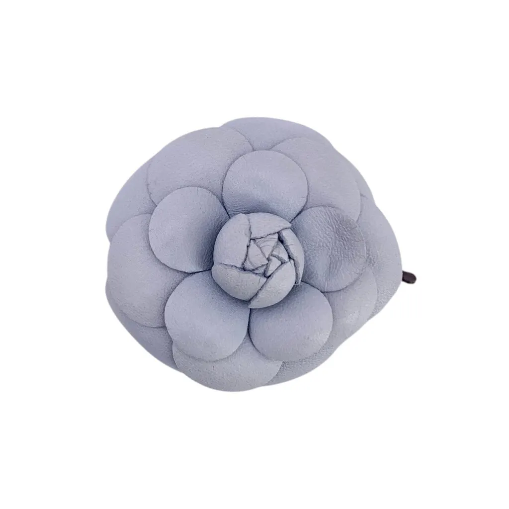 Chanel Brooch Camel Leather Good - Front View