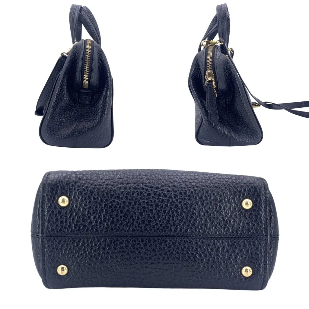 Fendi Crossbody Bag Chameleon Black Leather Good - Model View