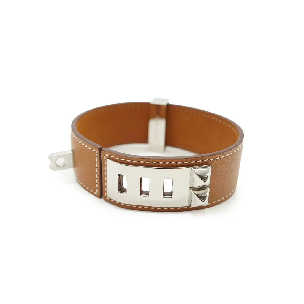 Hermès Bracelet Beige Leather Good - Inside View