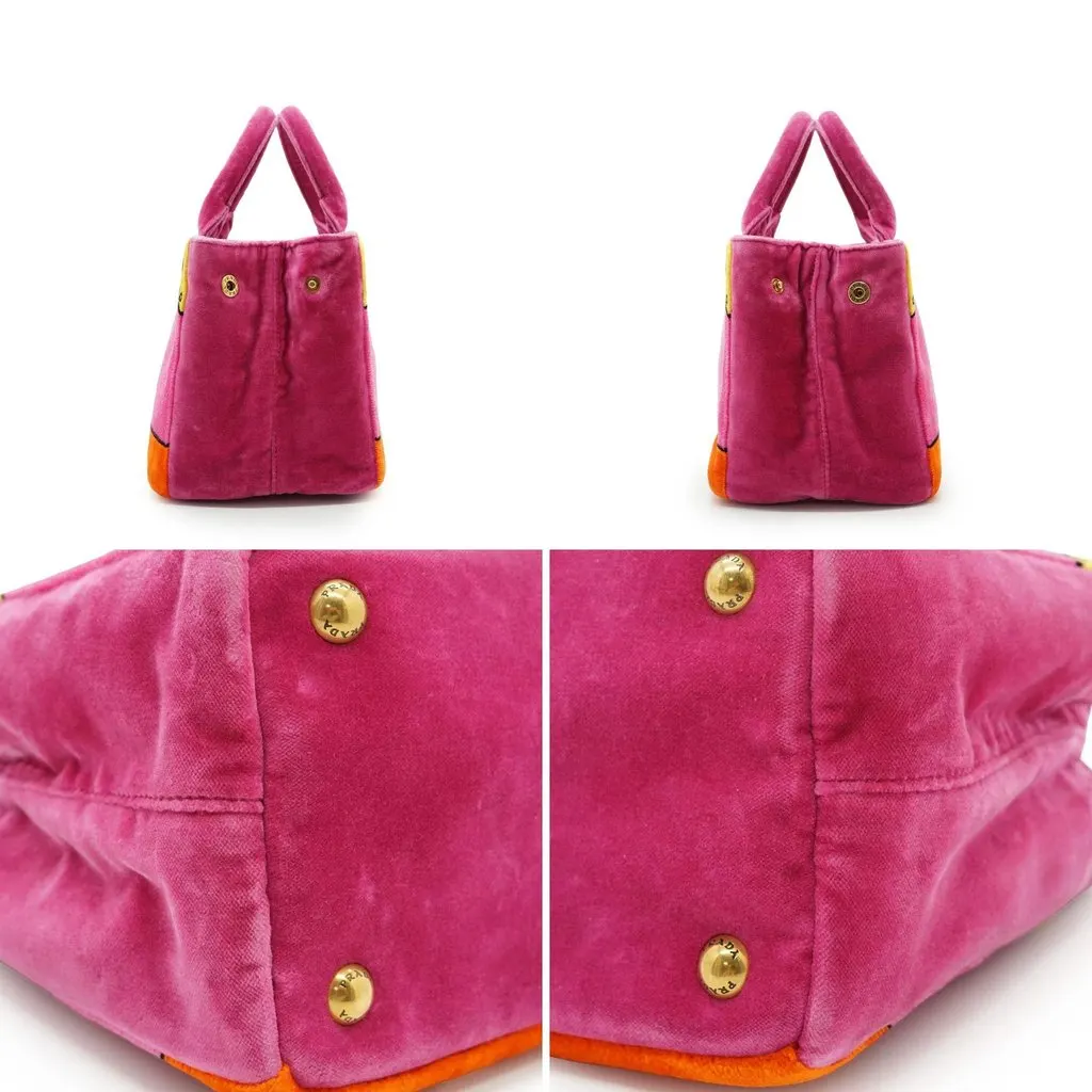 Prada Handbag Cahier Red Velvet Good - Inside View
