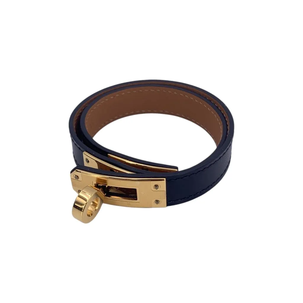Hermès Bracelet Black Leather Good - Inside View