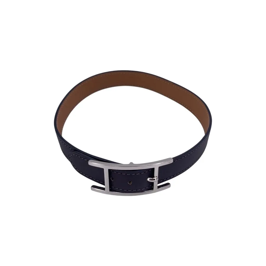 Hermès Bracelet Brown Leather Good - Model View