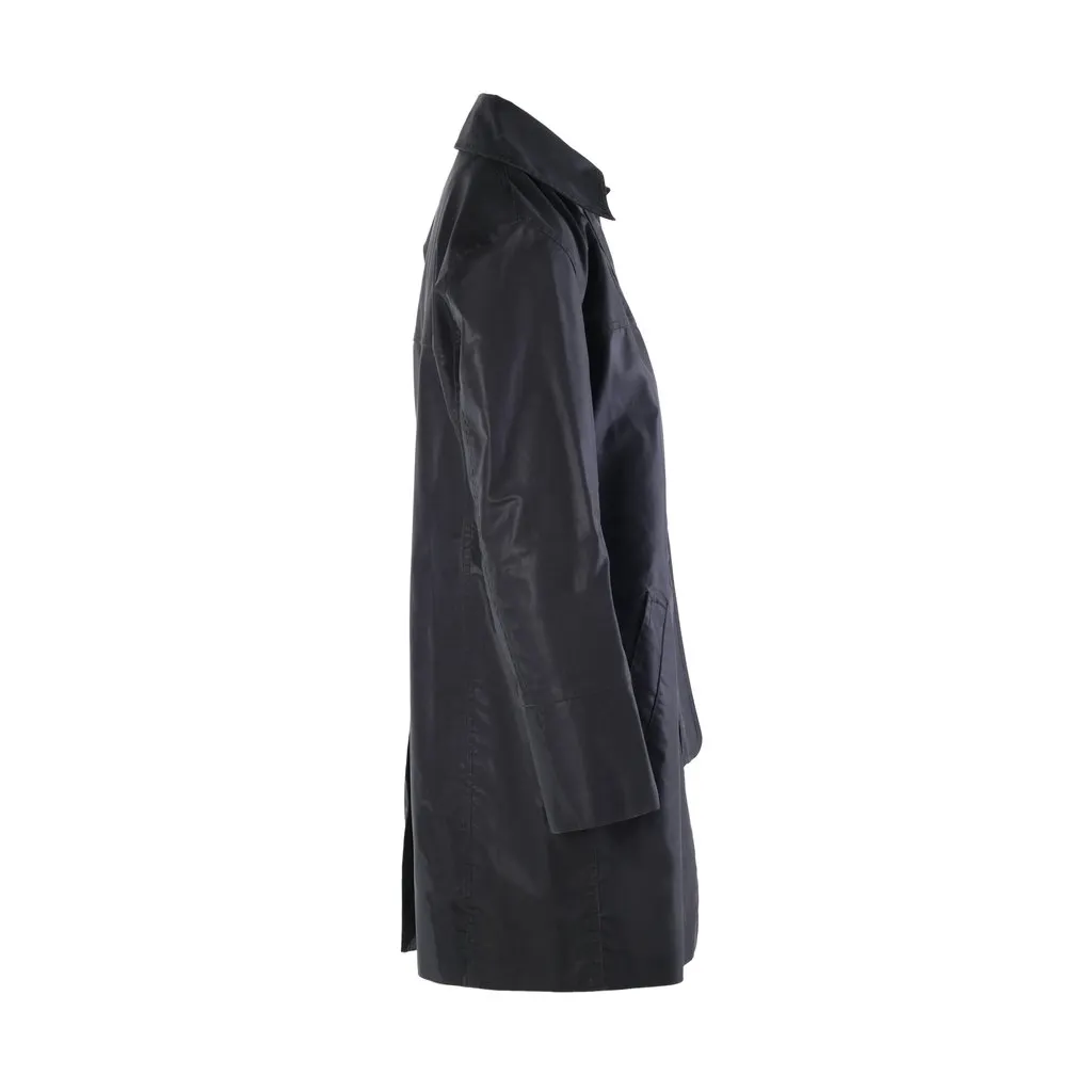 Gucci by Tom Ford Black Technical Car Coat - '90s Black Good - Back View
