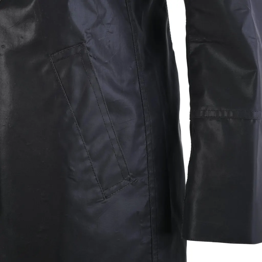 Gucci by Tom Ford Black Technical Car Coat - '90s Black Good - Model View