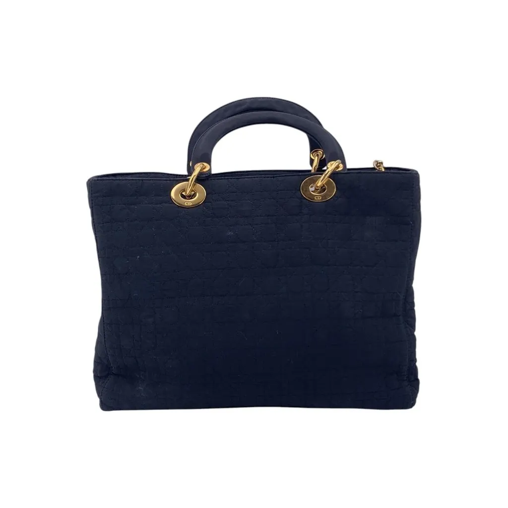 Dior Tote Bag Vintage Lady Dior Black Good - Inside View