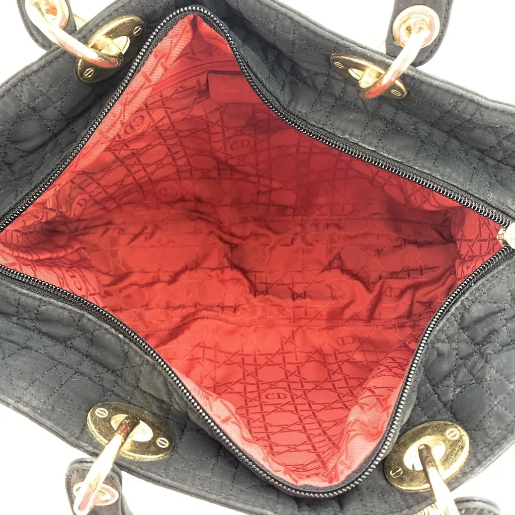 Dior Tote Bag Vintage Lady Dior Black Good - Box View