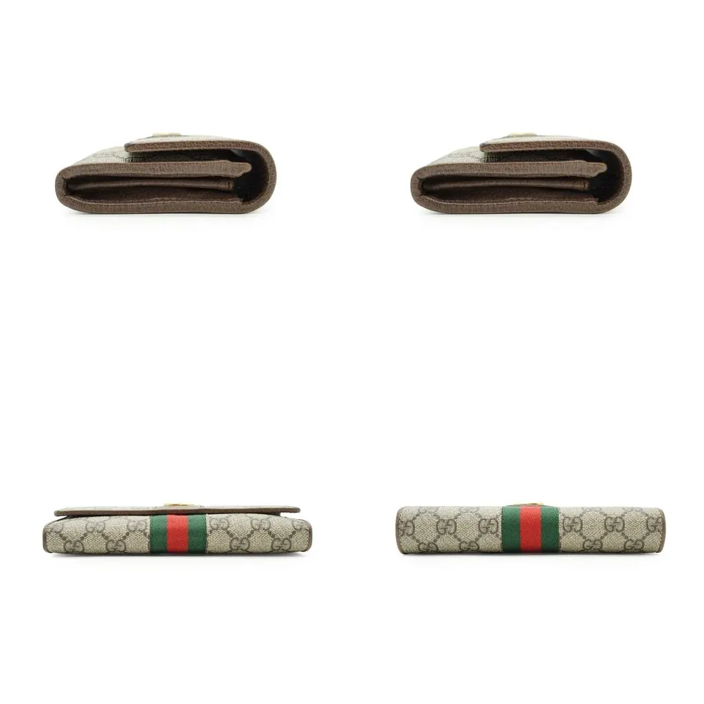 Gucci Wallet Beige Canvas Good - Inside View