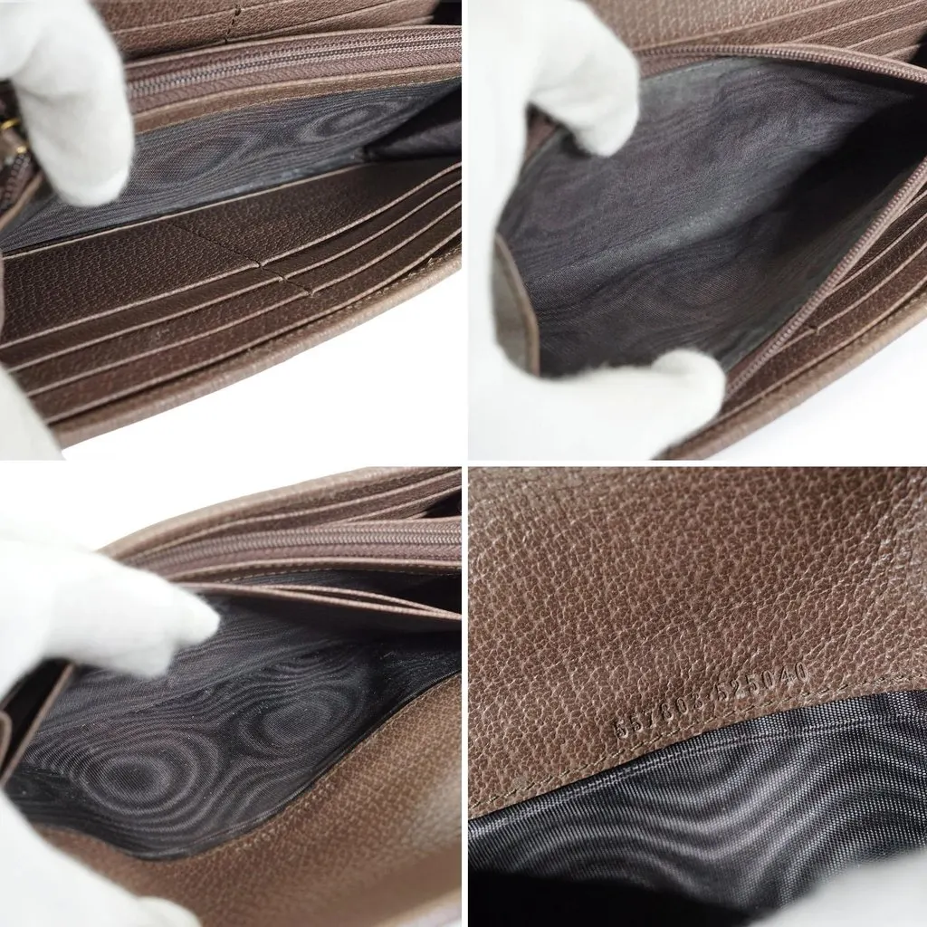 Gucci Wallet Beige Canvas Good - Box View