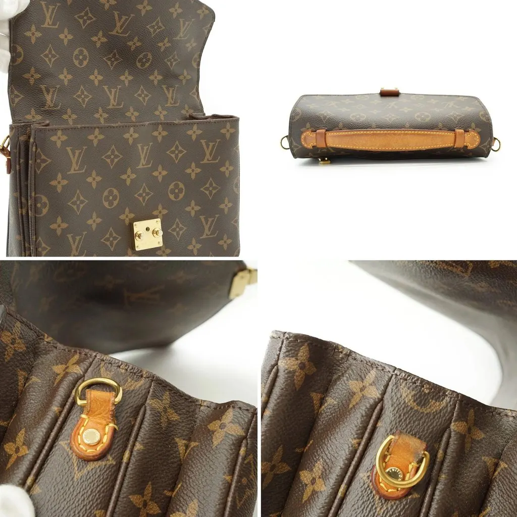 Louis Vuitton Shoulder Bag Metis Brown Canvas Good - Box View