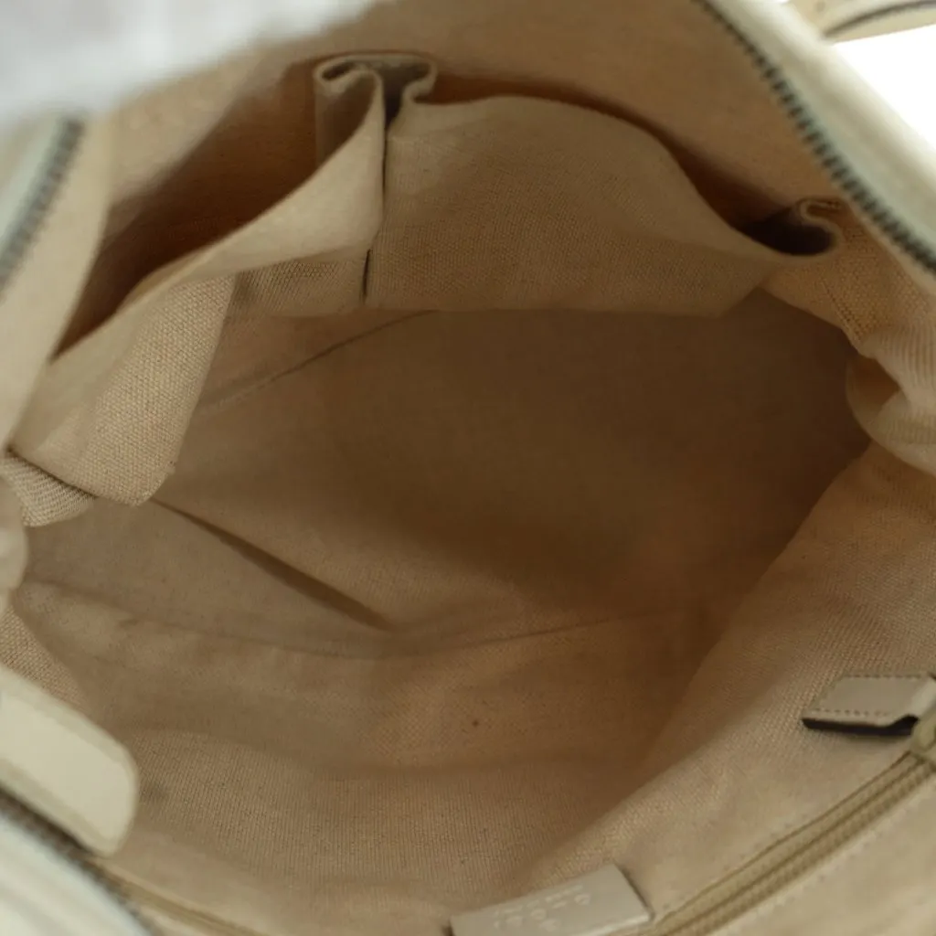 Gucci Tote Bag Flora Beige Canvas Good - Box View