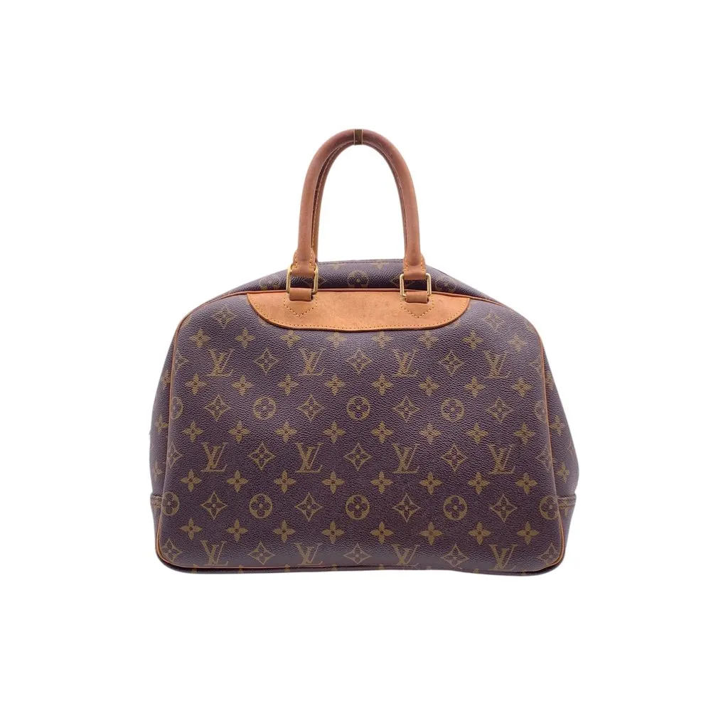 Louis Vuitton Handbag Vintage Deauville Brown Canvas Good - Inside View