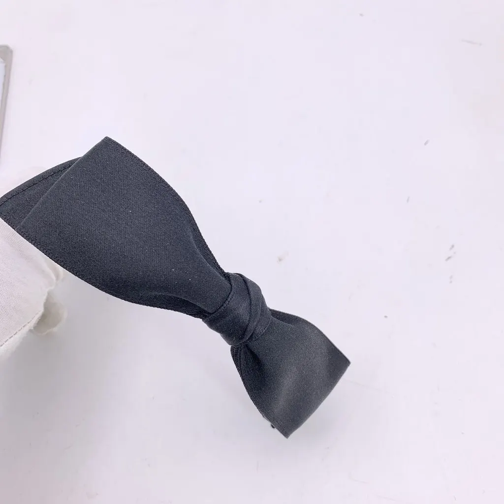 Chanel Accessory Black Silk Good - Model View