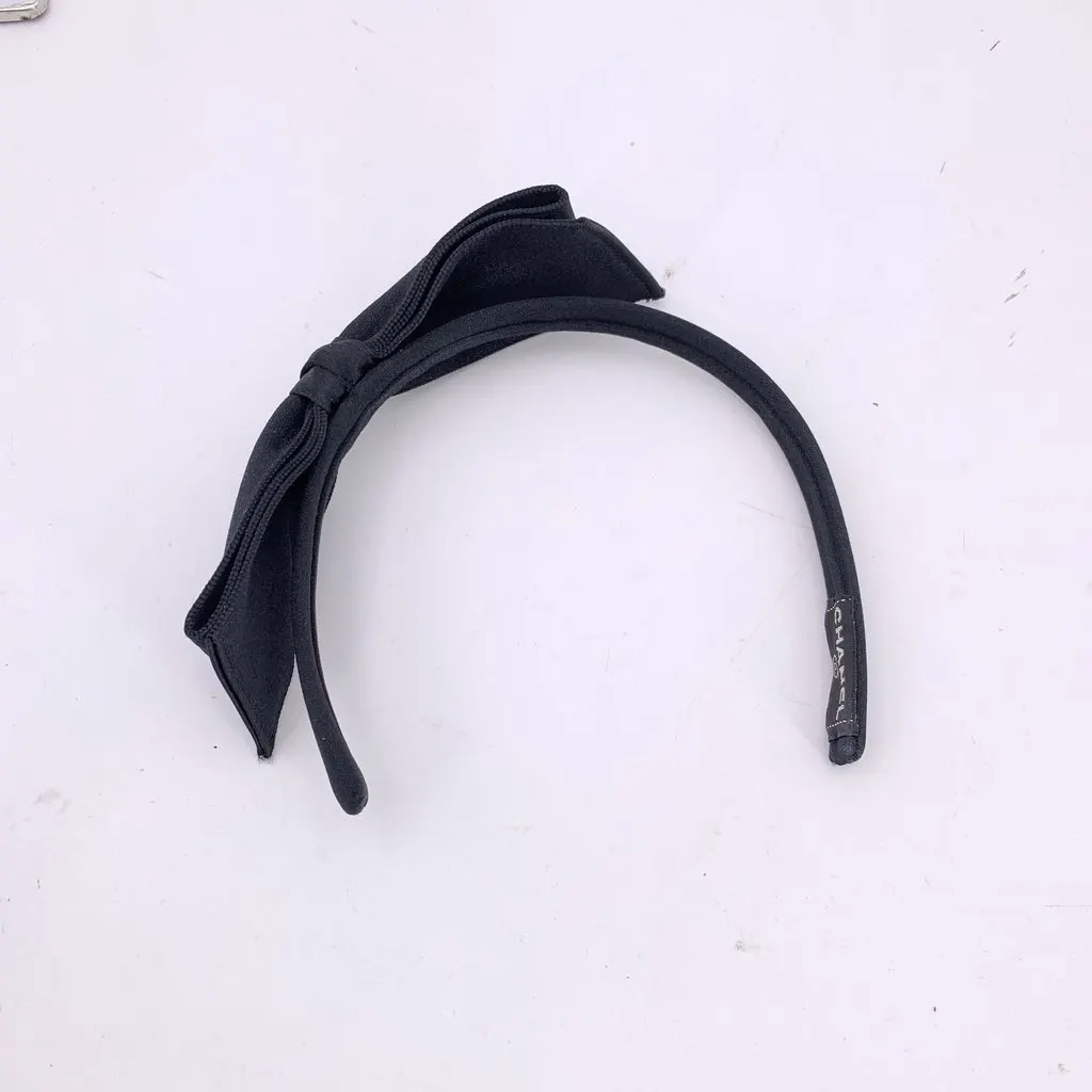 Chanel Accessory Black Silk Good - Box View