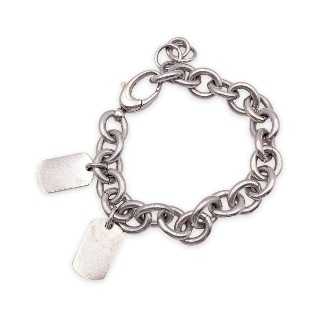Gucci Bracelet Silver Good - Back View