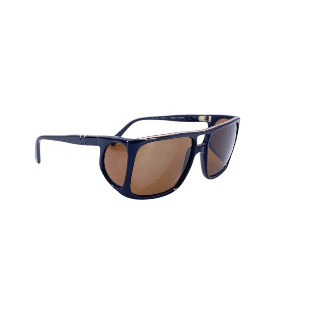 Unsigned Sunglasses Black Leather Good - Inside View