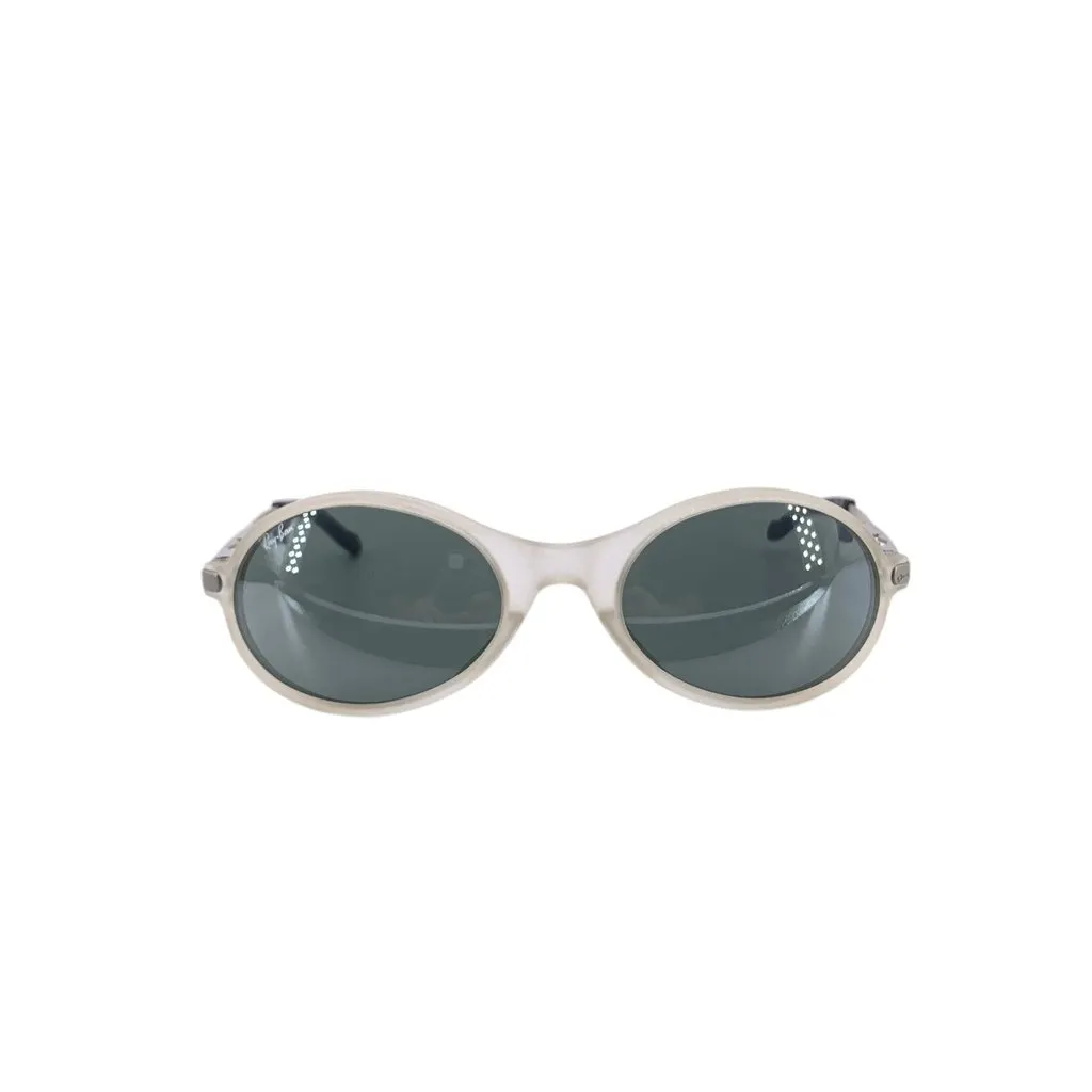 Ray-Ban Sunglasses Black Leather Good - Front View