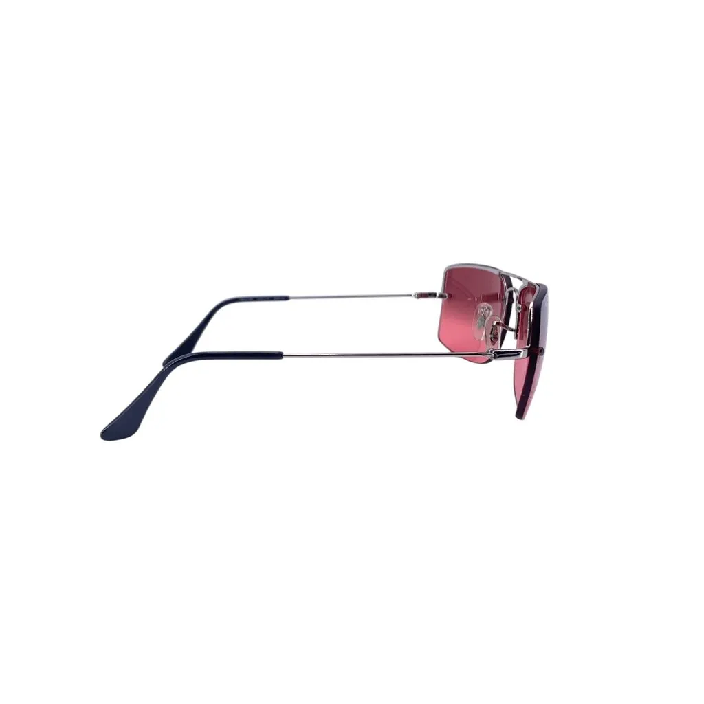 Ray-Ban Sunglasses Black Leather Good - Model View