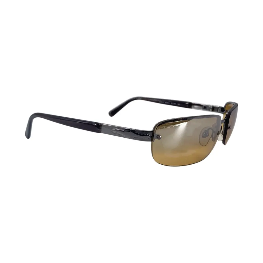 Unsigned Sunglasses Brown Good - Inside View
