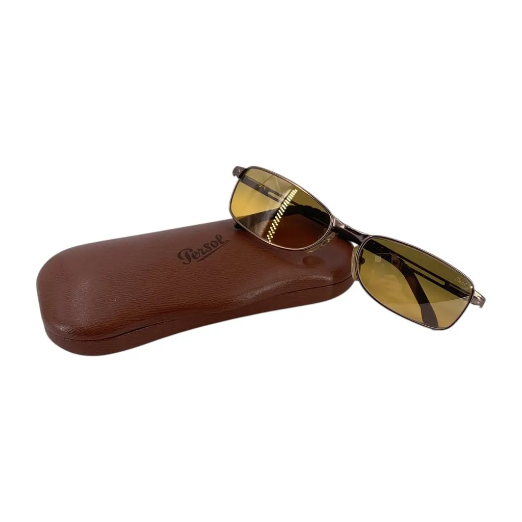 Unsigned Sunglasses Brown Good - Back View