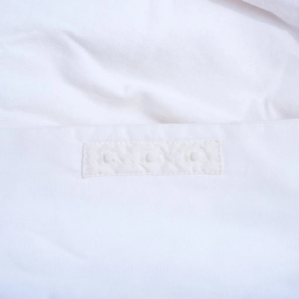 Gianfranco Ferré GFF Gianfranco Ferré White Cotton Hidden-Fastening Jacket - '90s White Cotton Good - Model View