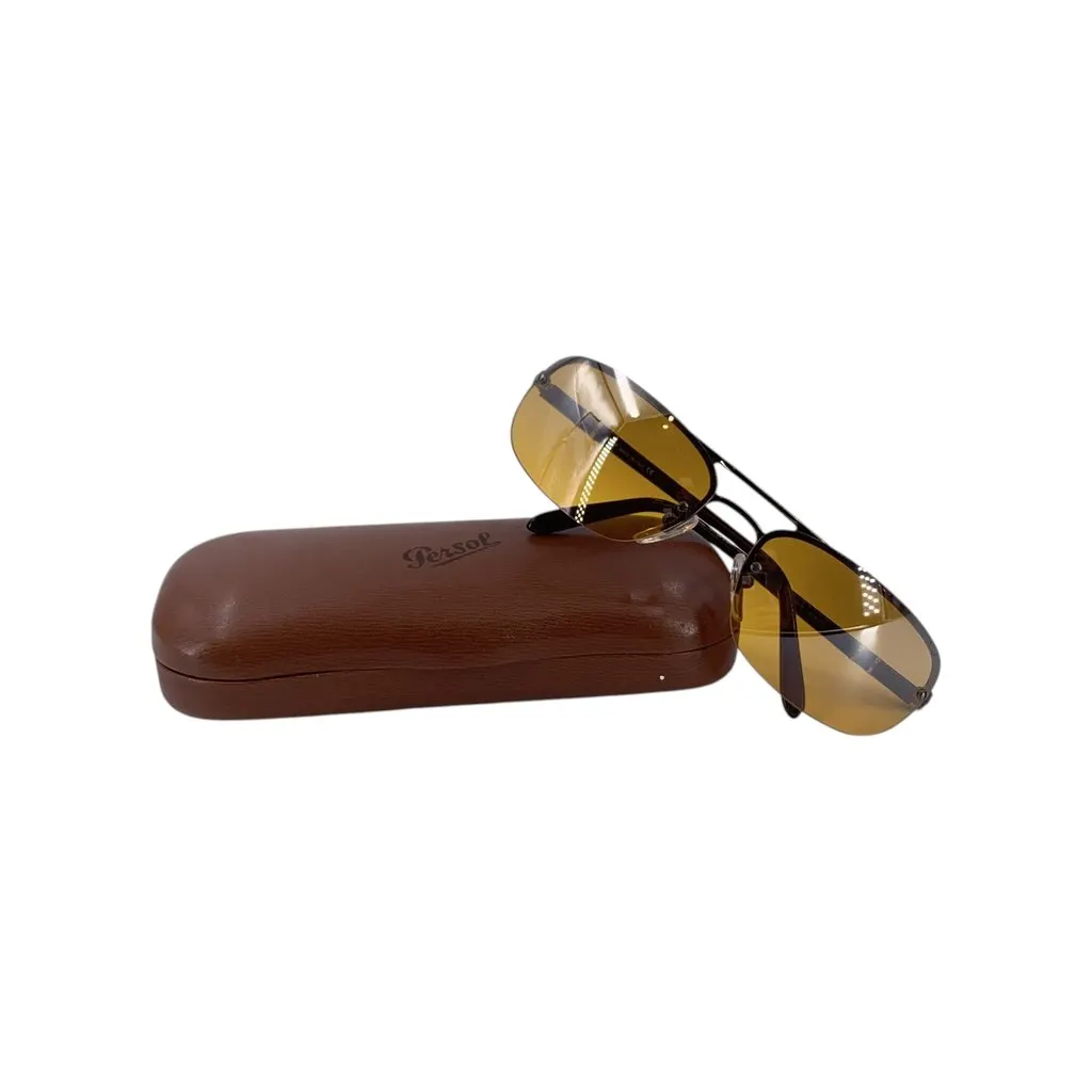 Unsigned Sunglasses Brown Good - Back View