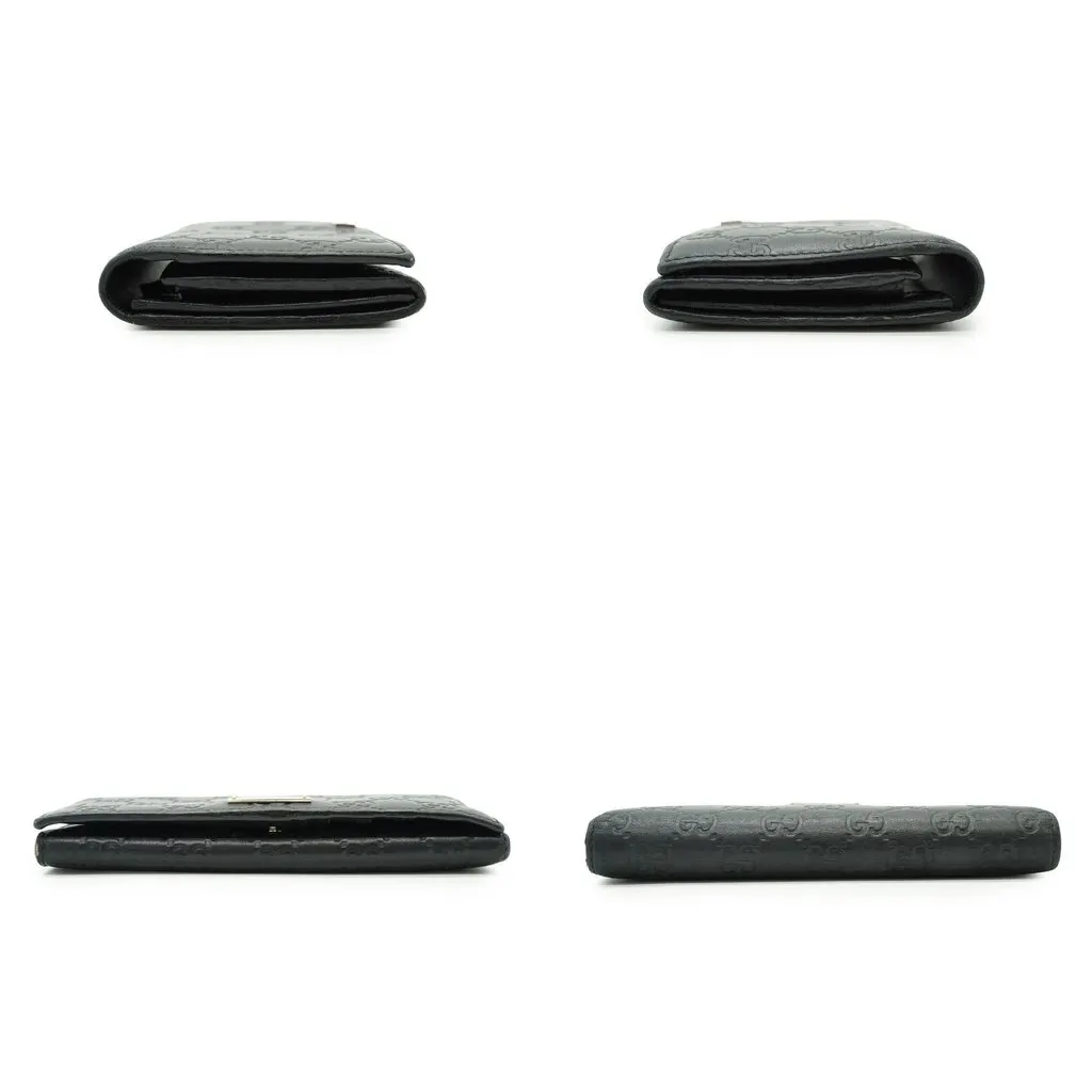 Gucci Wallet Black Leather Good - Inside View