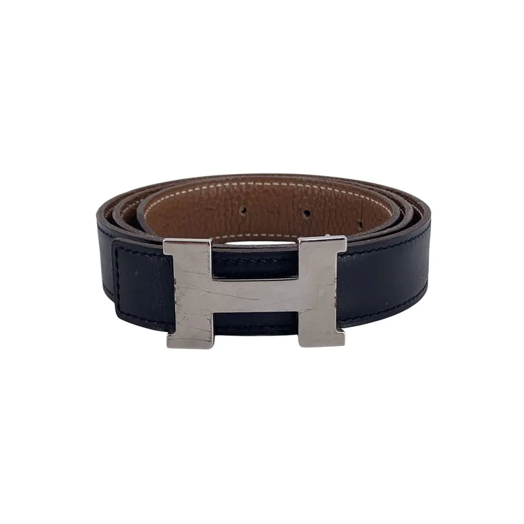 Gucci Belt Black Leather Good - Front View
