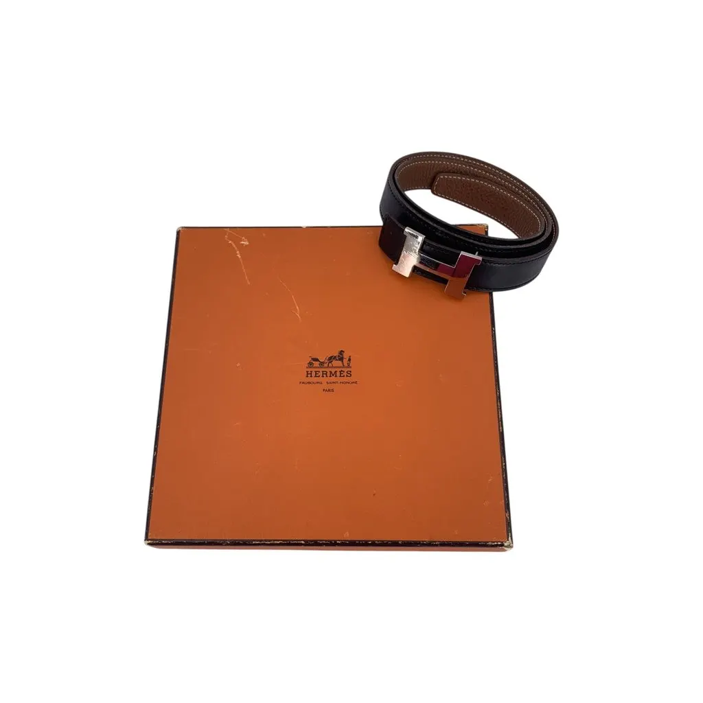 Gucci Belt Black Leather Good - Back View
