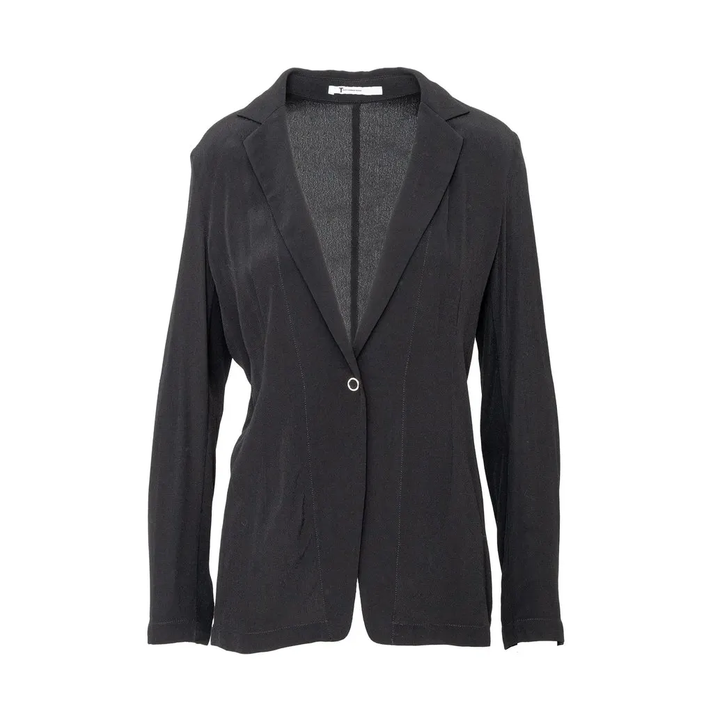 Alexander Wang Black Blazer - '10s Black Good - Front View