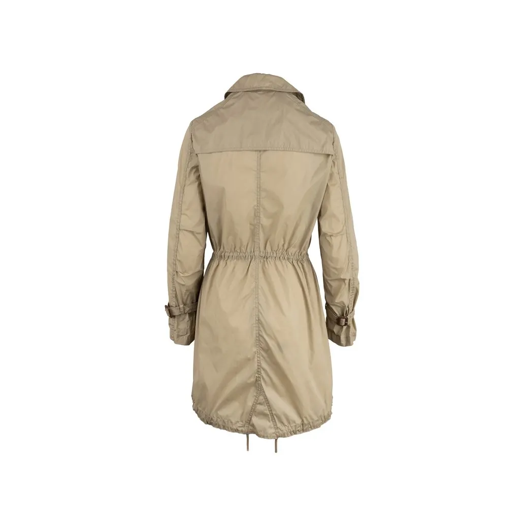 Moncler Trench Coat - '00s Beige Good - Back View
