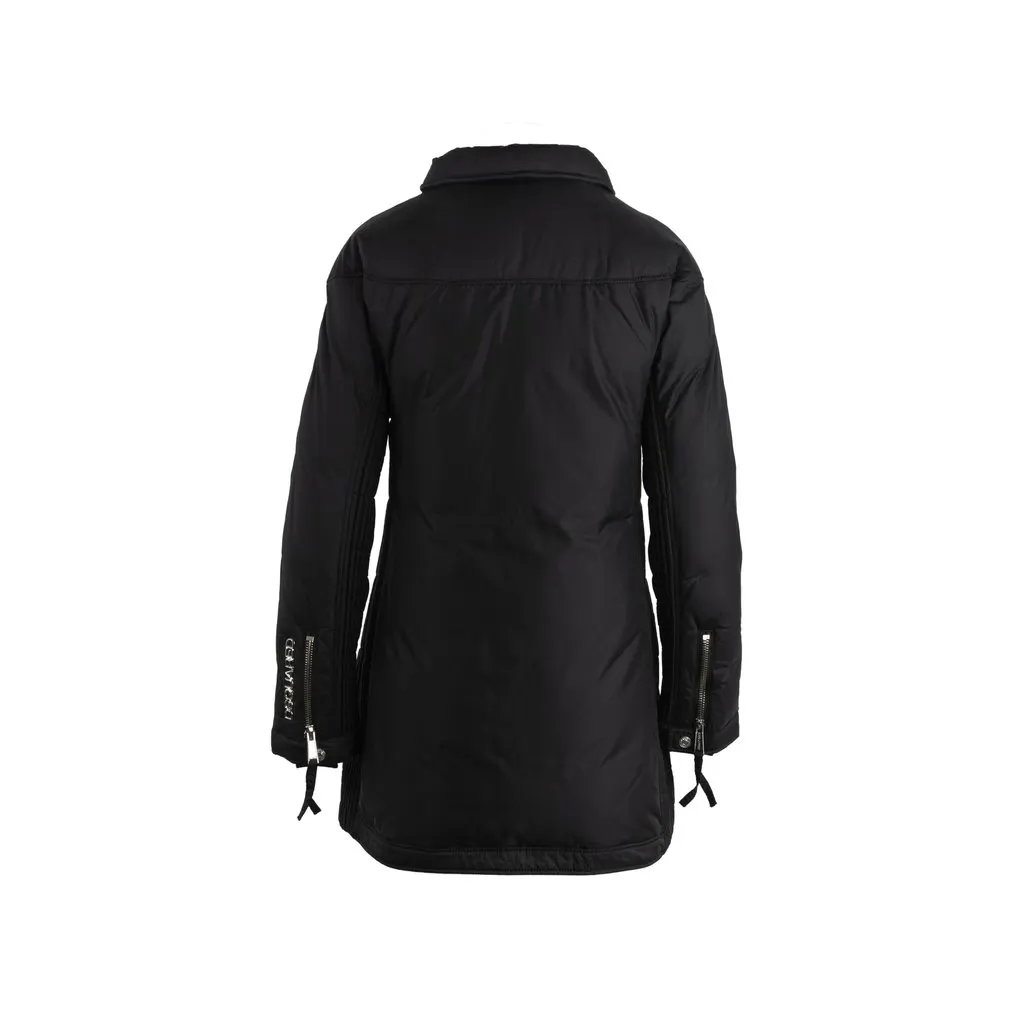 Dsquared2 Long Down Jacket - '00s Red Good - Back View