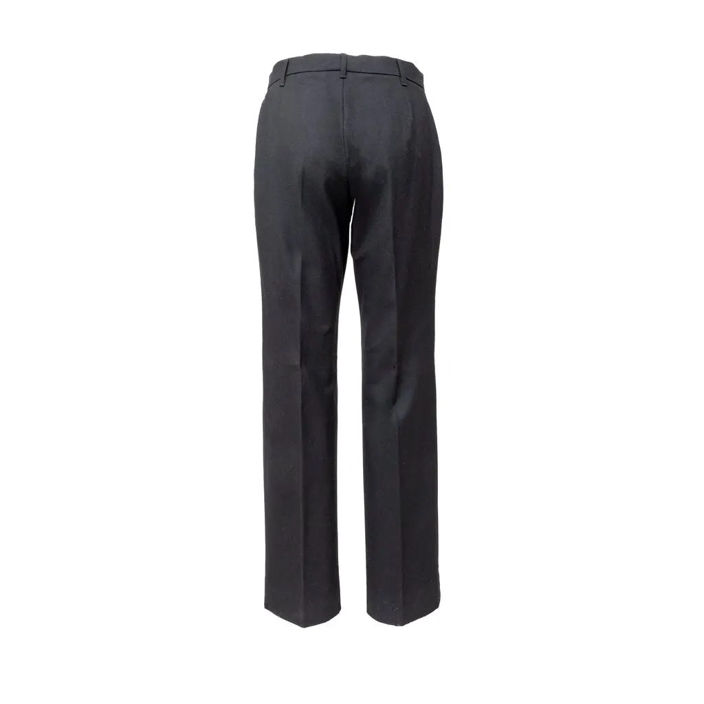 Jil Sander Tailored Trousers - '00s Red Wool Good - Back View