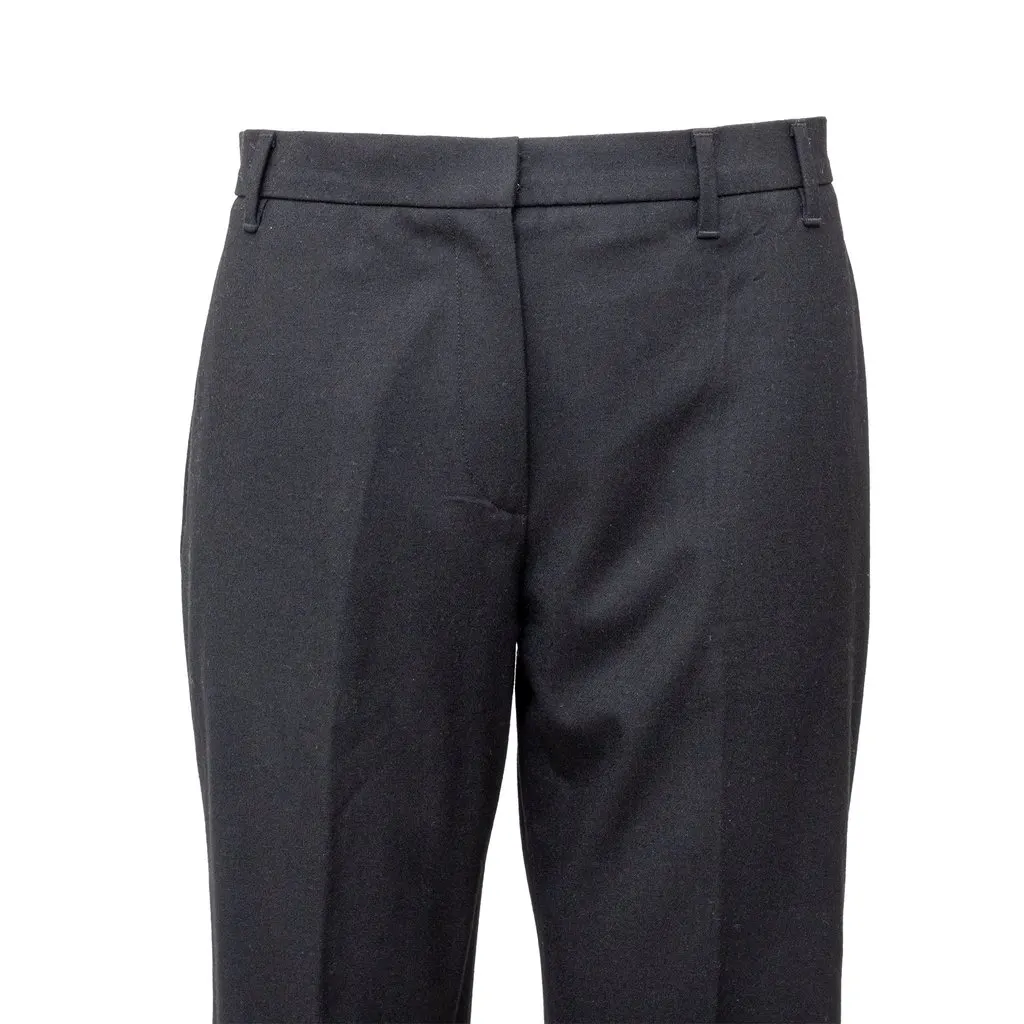 Jil Sander Tailored Trousers - '00s Red Wool Good - Model View