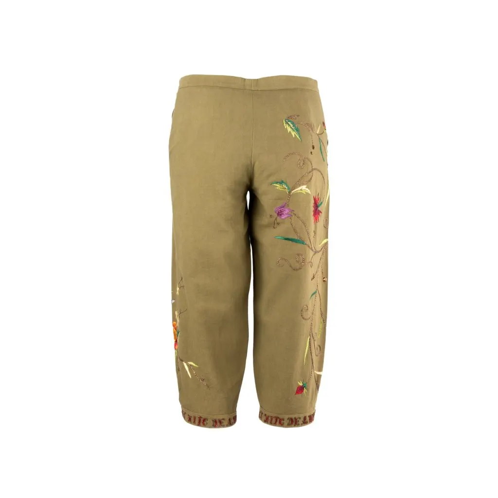 Unsigned Amen "Tirolesi" Trousers - '00s Green Good - Back View