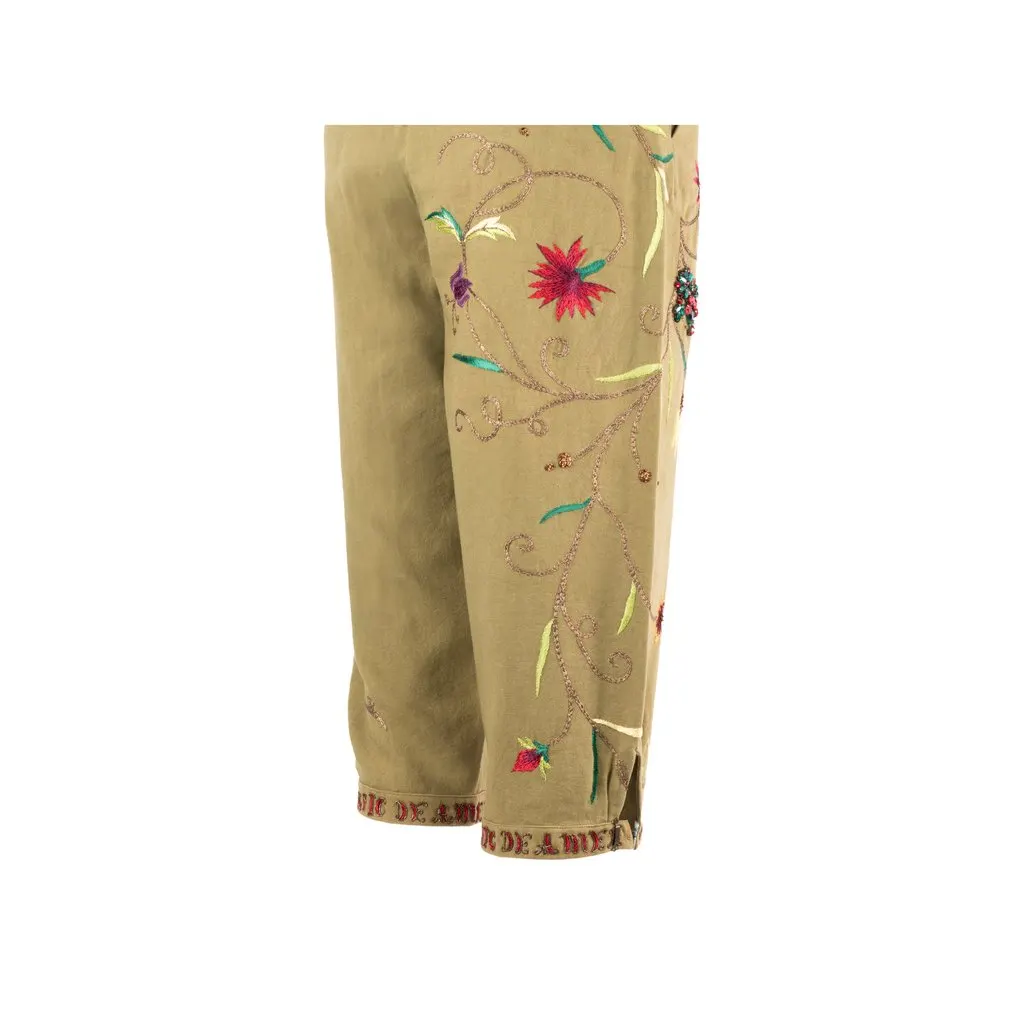 Unsigned Amen "Tirolesi" Trousers - '00s Green Good - Inside View