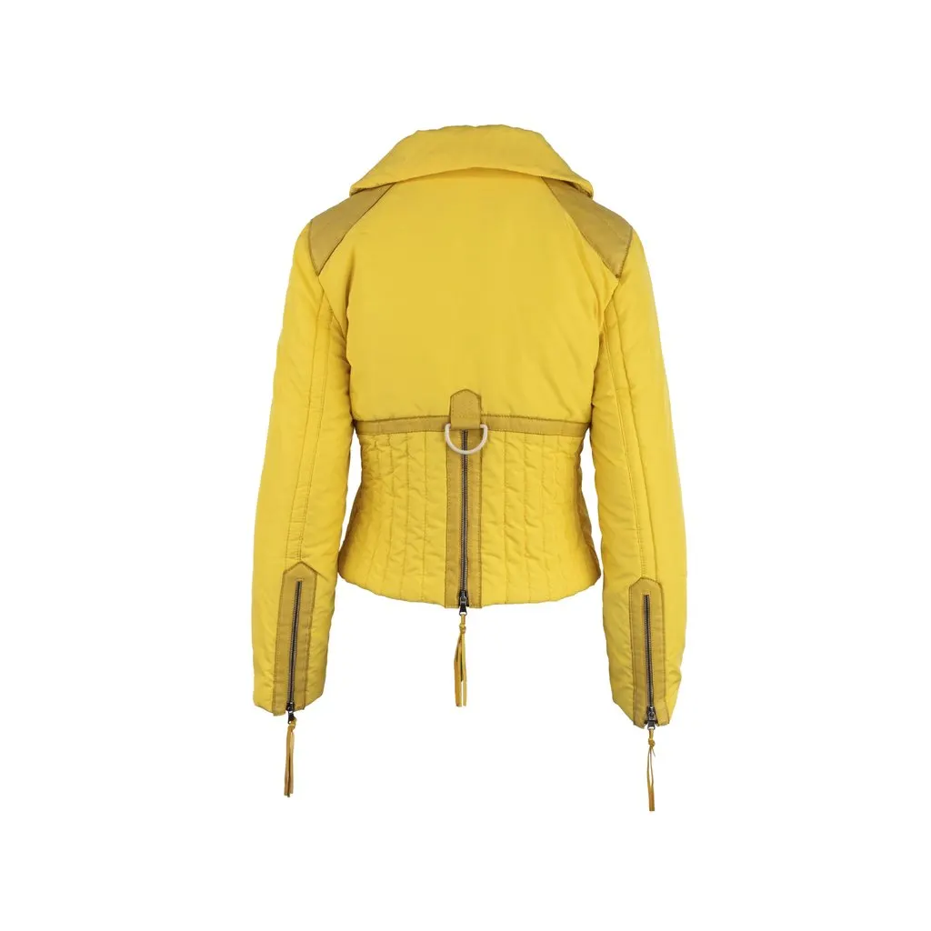 Unsigned Yellow Down Jacket - '00s Yellow Good - Back View