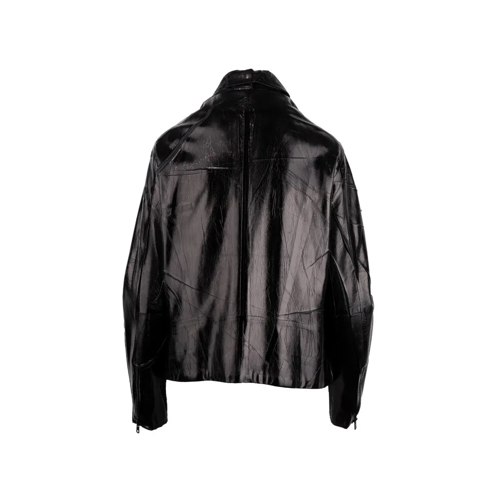 Unsigned Jacket With Medals - '10s Black Good - Back View