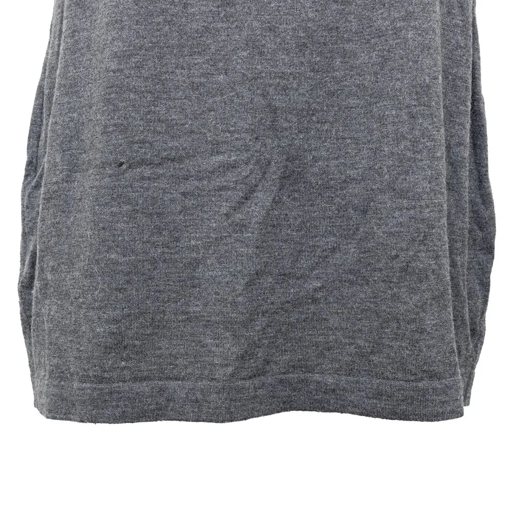 Marni Grey Top - '00s Grey Wool Good - Model View