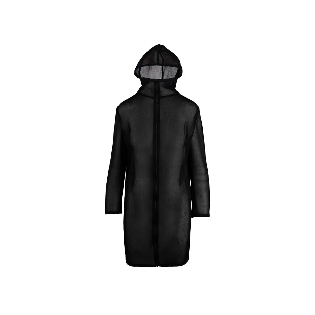 Courrèges Long Hoodie - '10s Black Good - Front View