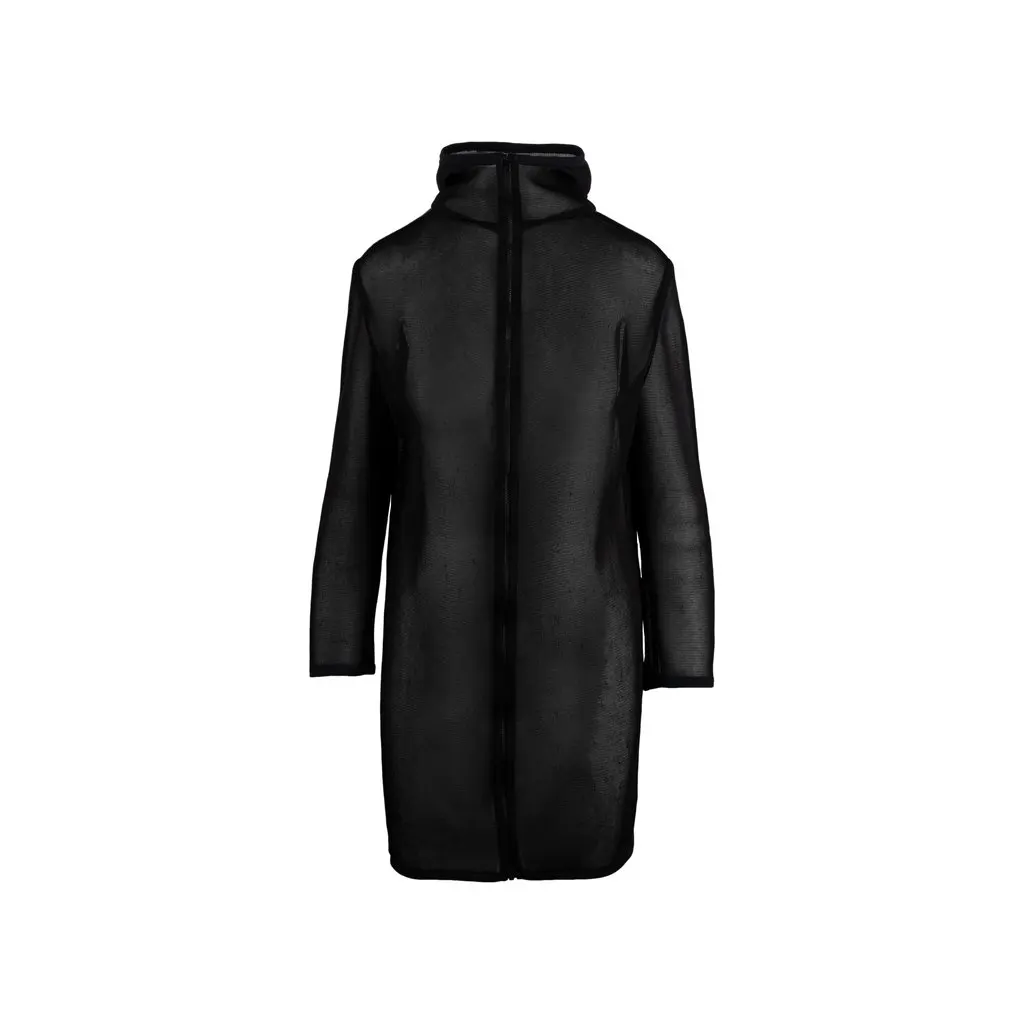 Courrèges Long Hoodie - '10s Black Good - Back View