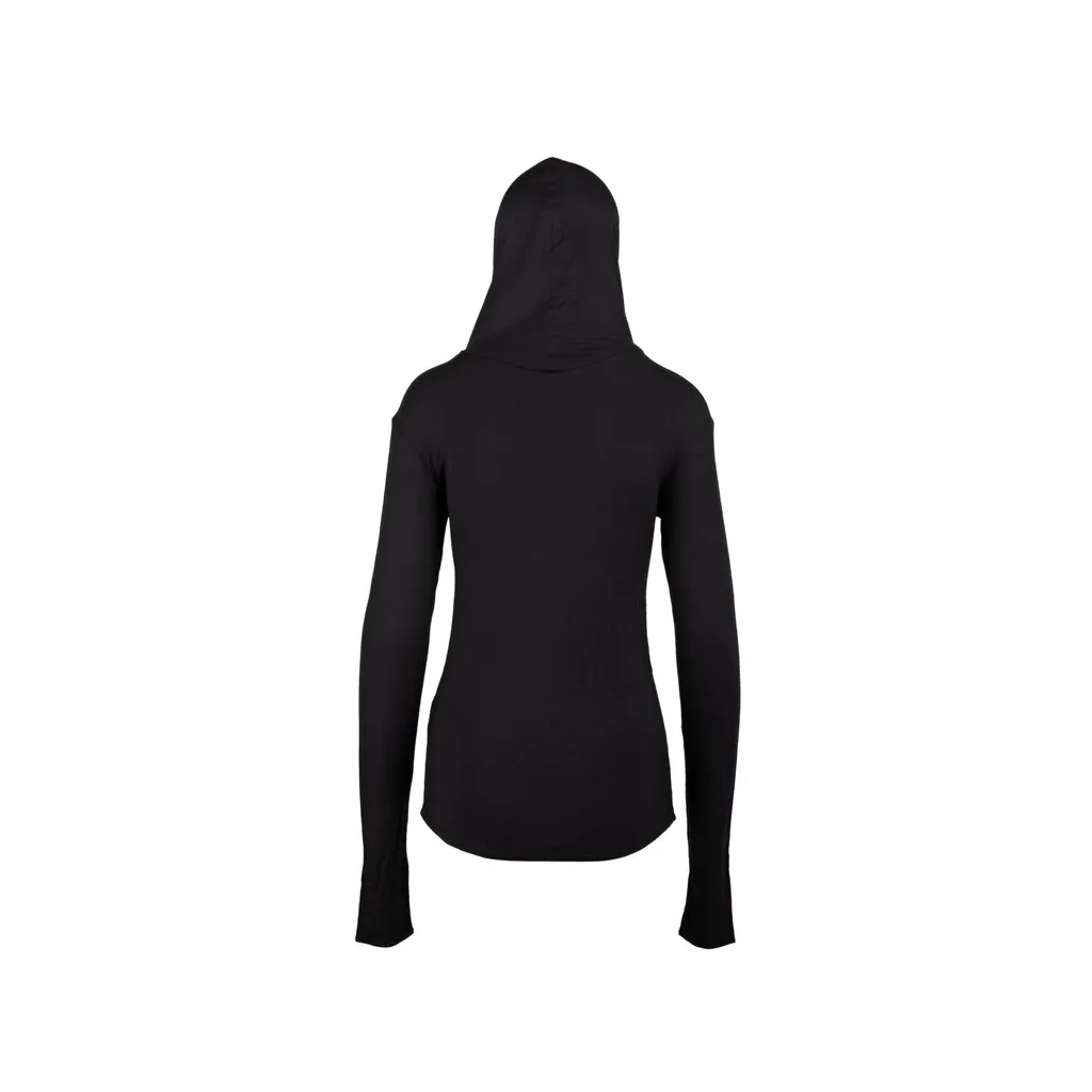 Unsigned Black Hoodie '10s Black Good - Back View
