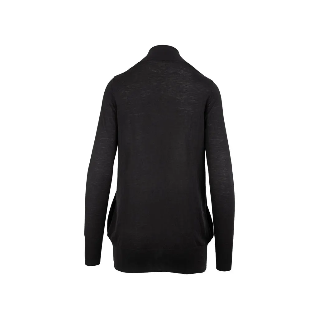 Unsigned Jucca Black Cardigan - '10s Black Good - Back View