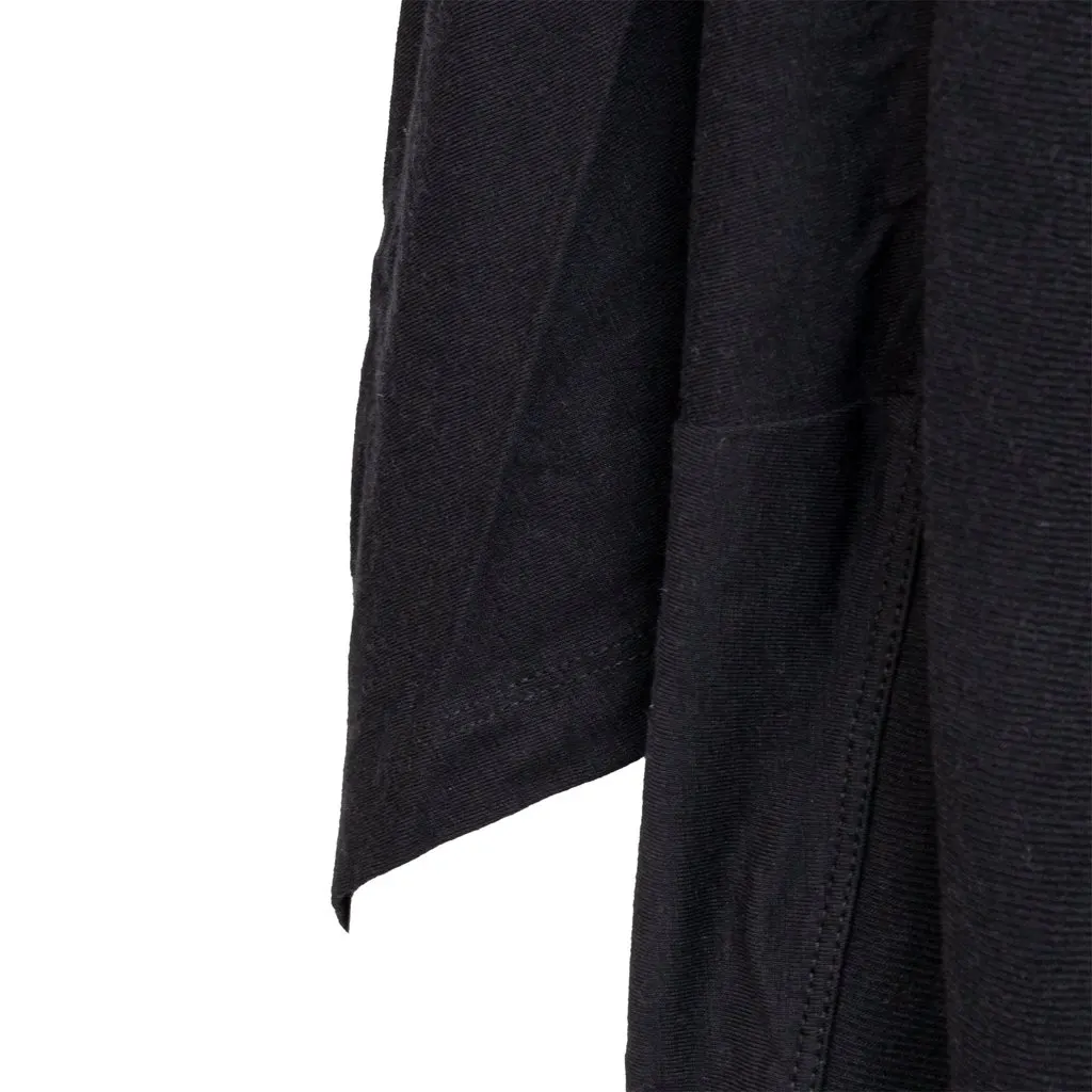 Hussein Chalayan Black Cardigan - '10s Black Good - Model View