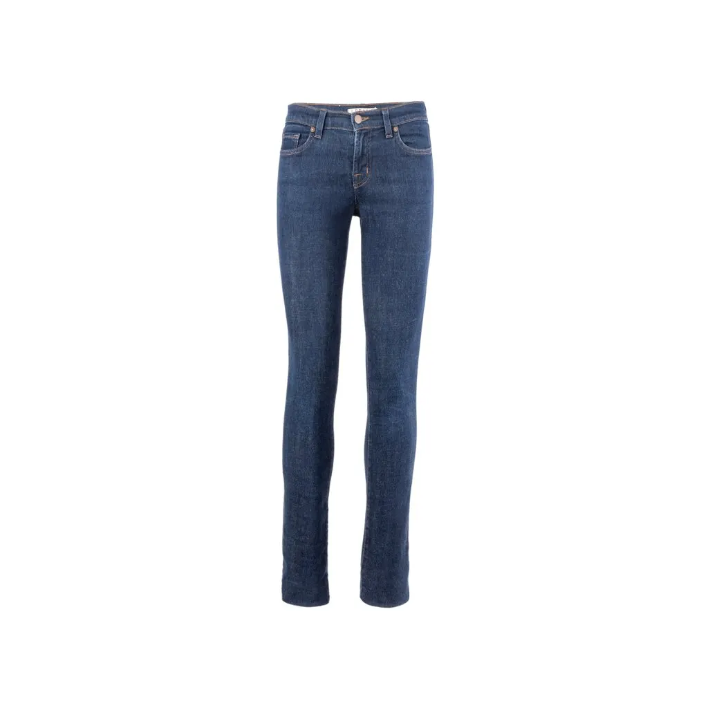 J Brand Skinny Fit Jeans - '10s Yellow Denim Good - Front View