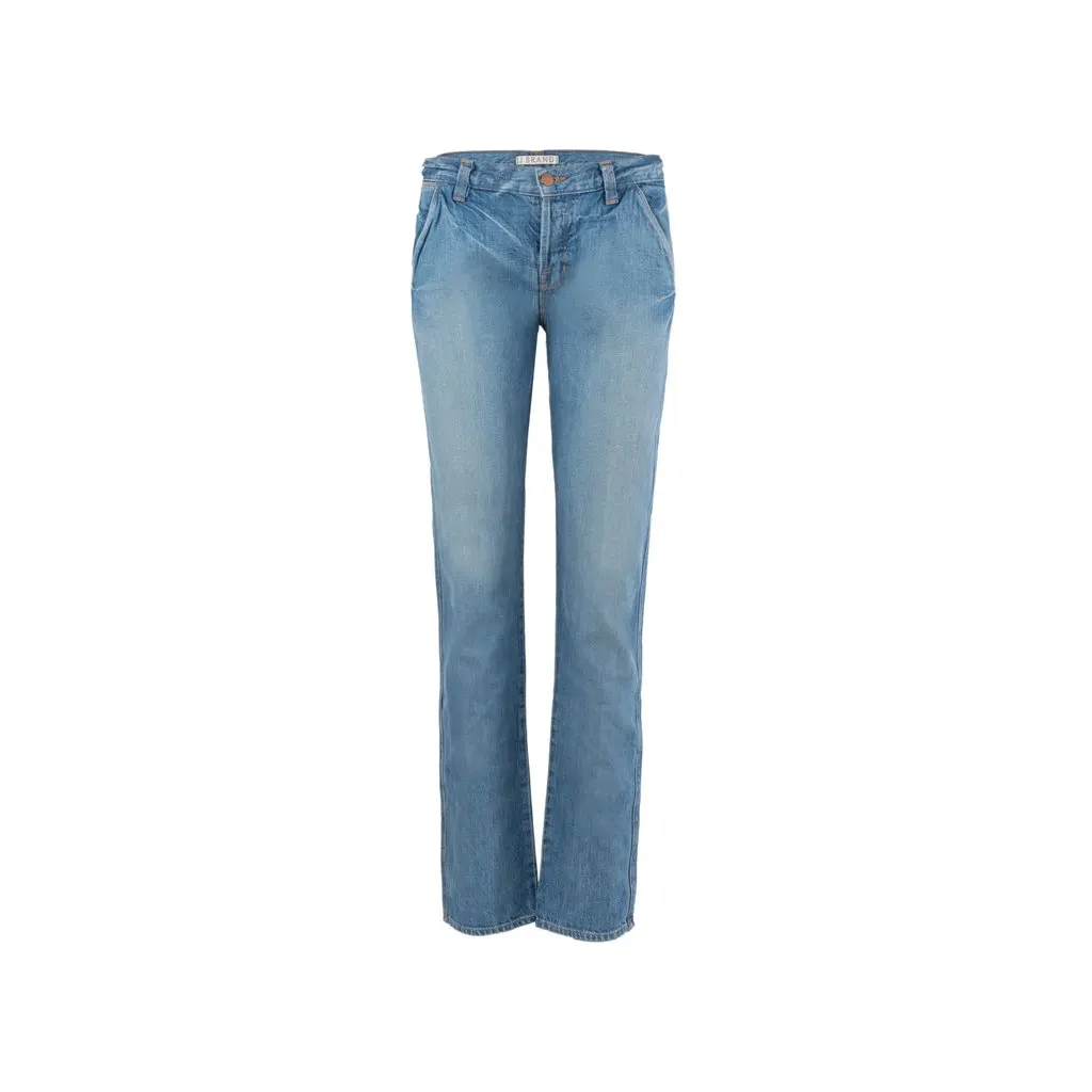 J Brand Slim Fit Jeans - '10s Blue Good - Front View